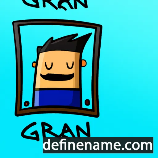 cartoon of the name Grazián