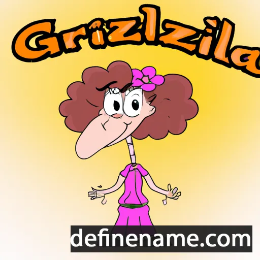 cartoon of the name Grazziella