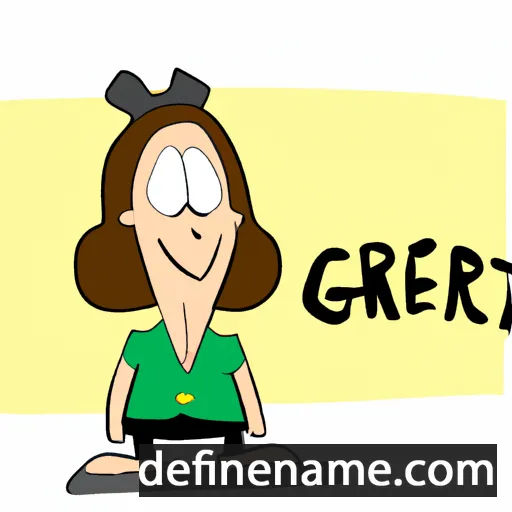 cartoon of the name Grétar