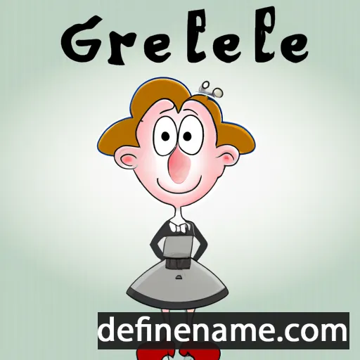 cartoon of the name Greteliese