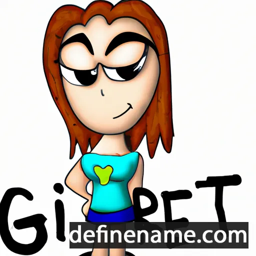 cartoon of the name Greti