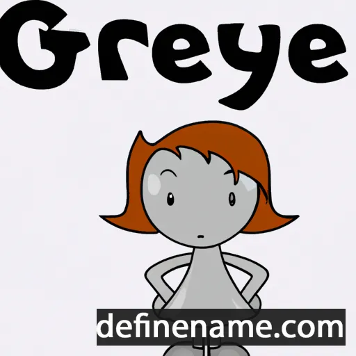 cartoon of the name Greyce