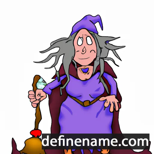 cartoon of the name Grimhild