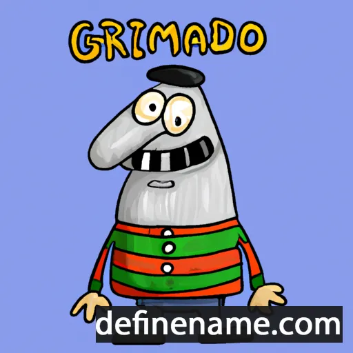 Grimoaldo cartoon