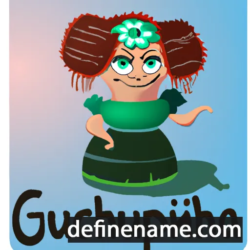 cartoon of the name Grushenka