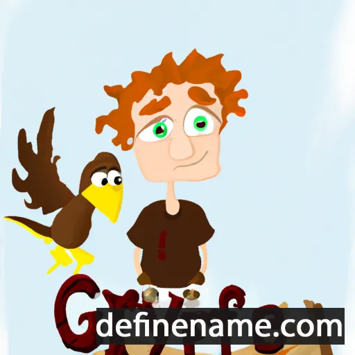 cartoon of the name Gryffen