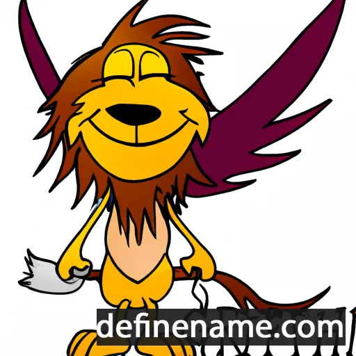 cartoon of the name Gryffin