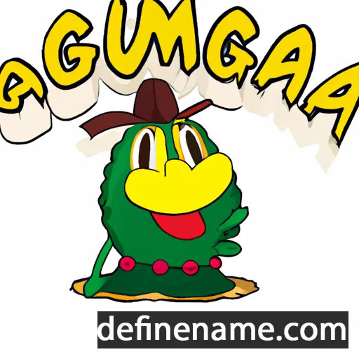 cartoon of the name Guacimara