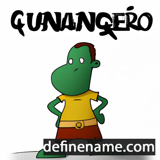 cartoon of the name Guanero