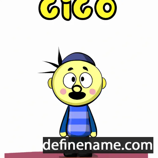 cartoon of the name Gucio