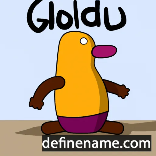 cartoon of the name Gudhløgh