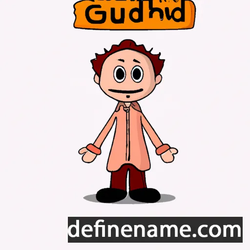 cartoon of the name Gudhridh