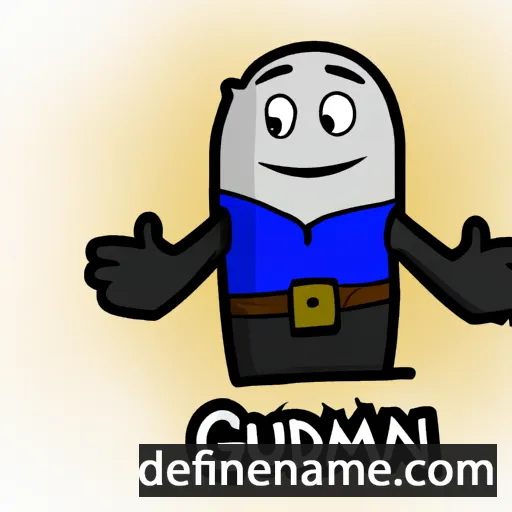 cartoon of the name Gudman