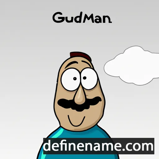 cartoon of the name Gudmann