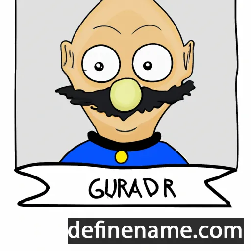 cartoon of the name Gudmar