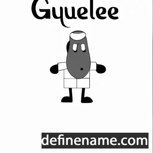 cartoon of the name Guénolé