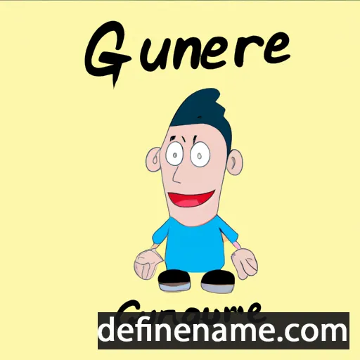 cartoon of the name Guérôme