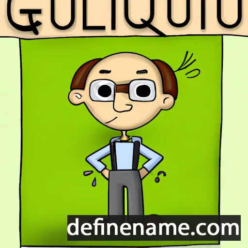 cartoon of the name Guelfuccio