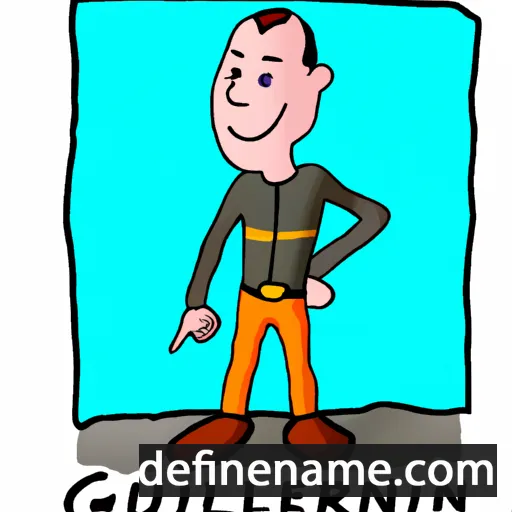 cartoon of the name Guerlin