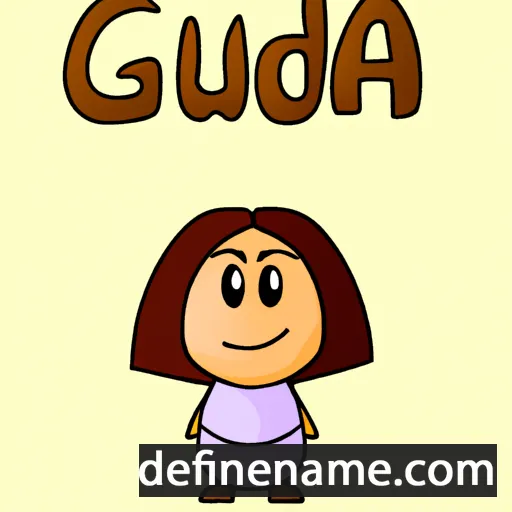 cartoon of the name Guida