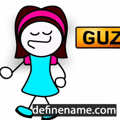 cartoon of the name Güliz