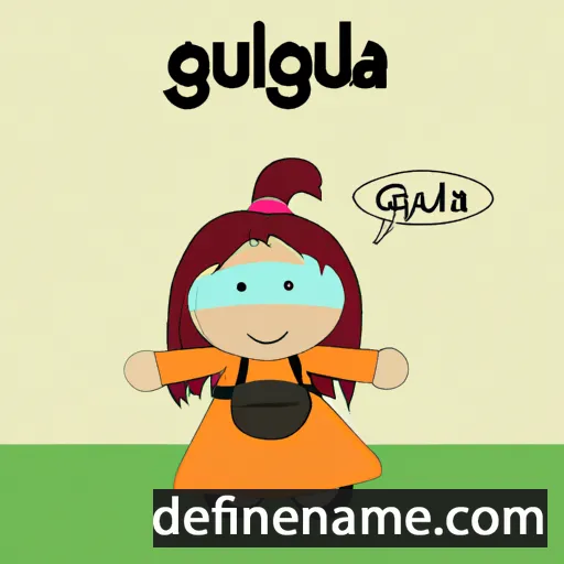 cartoon of the name Gülpaşa