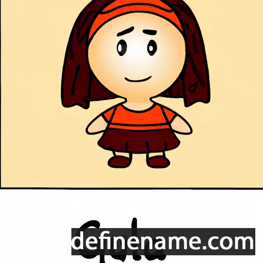 Gülýa cartoon