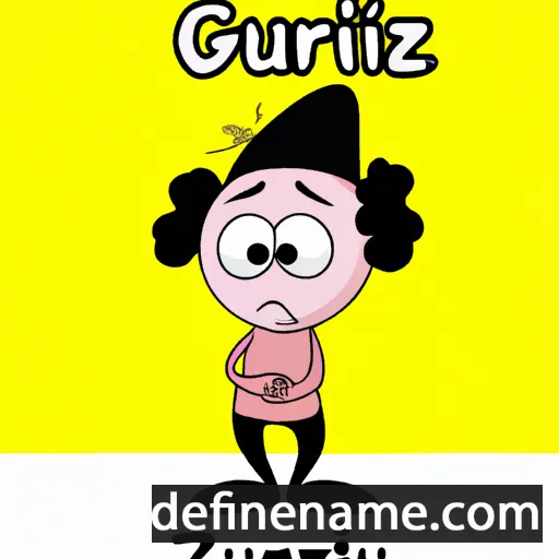 cartoon of the name Gürbüz