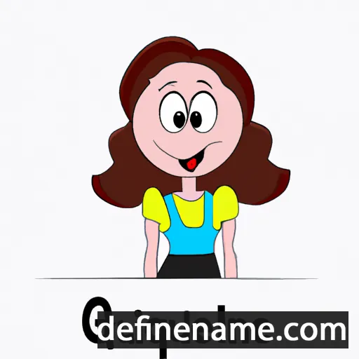 cartoon of the name Guilaine