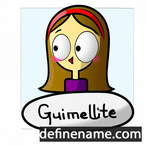 cartoon of the name Guillaumette