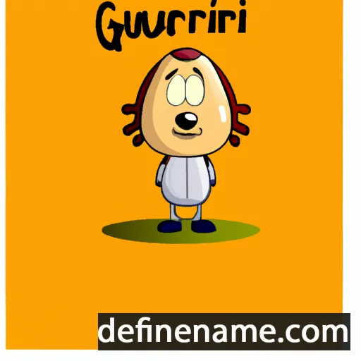 cartoon of the name Guirrinu