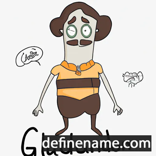 cartoon of the name Gulandom