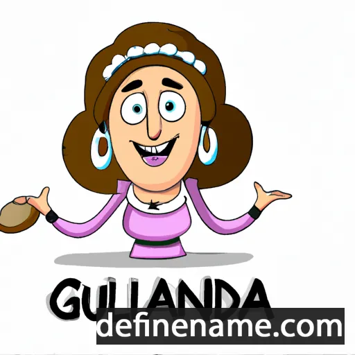 Guldana cartoon