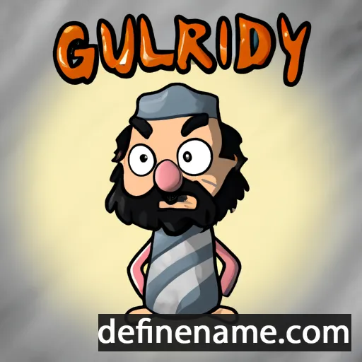 cartoon of the name Guldiyor