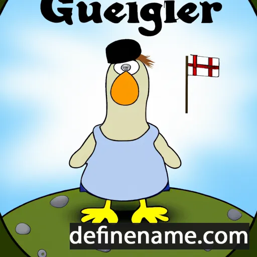 cartoon of the name Gullskeggr