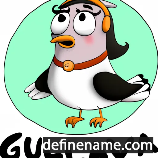 cartoon of the name Gullviva