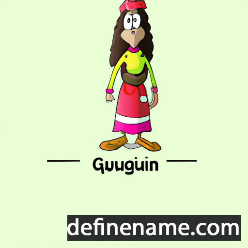 cartoon of the name Gulnigar