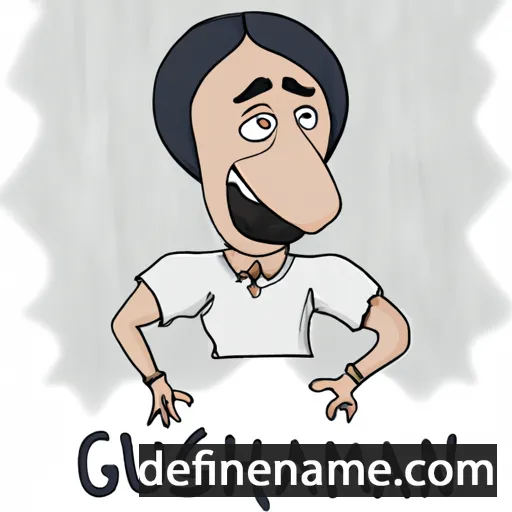 cartoon of the name Gulravshan