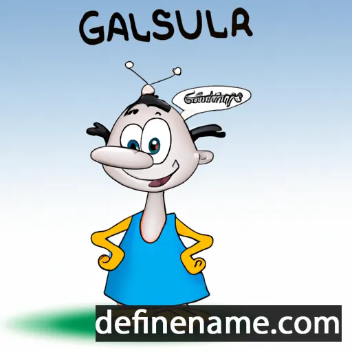 cartoon of the name Gulsafar