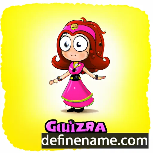 cartoon of the name Gulzira