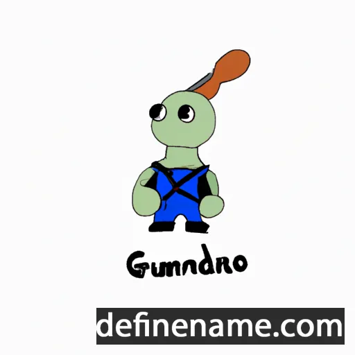 cartoon of the name Gundemaro