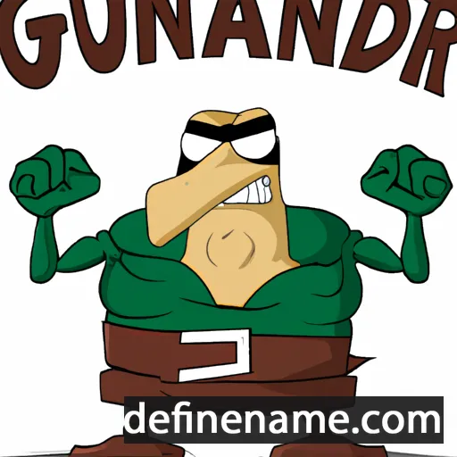 Gunderad cartoon