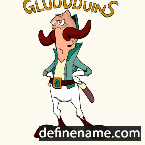 cartoon of the name Gundulphus