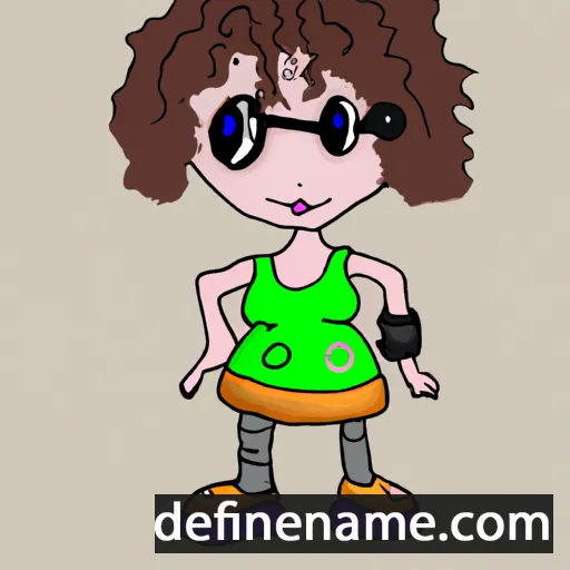 cartoon of the name Gunelie