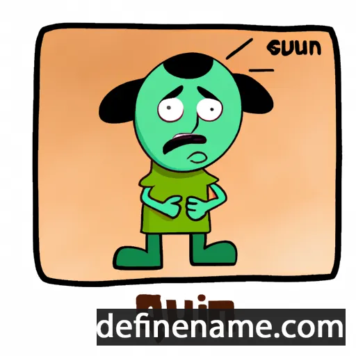 cartoon of the name Guni