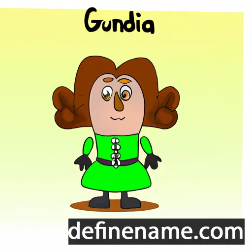 cartoon of the name Gunilda