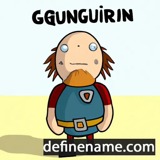 cartoon of the name Gunnlaugur