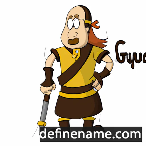 Gunnvá cartoon