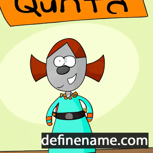 cartoon of the name Gunta