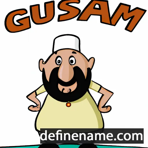 cartoon of the name Gursiman